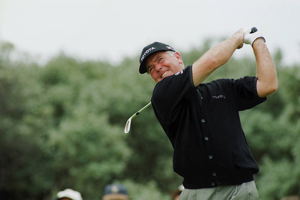 Mark O'Meara on his way to victory at The Open in 1998